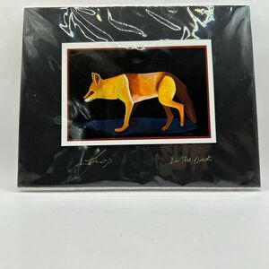 Columbian Artist Francisco Sanabria Latin Animal Art Signed In the Dark Print